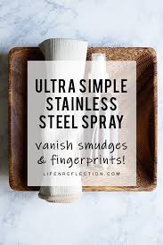 ultra simple diy stainless steel cleaner