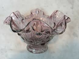Vintage Purple Glass Lamp Shade