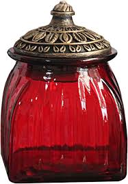 Kuki Vintage Glass Decorative Jars With