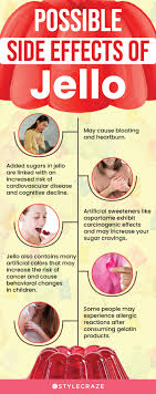health benefits of jello side effects