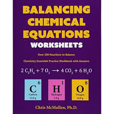 balancing chemical equations worksheets