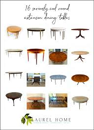 finding the elusive round dining table