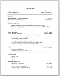 Sample Resumes For College Students With Little Work Experience