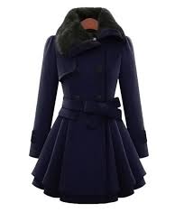 Designer Khaki Brown Wool Coat Jacket