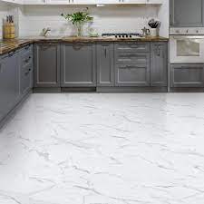 However, this type of vinyl flooring is considered to be too thin for high traffic areas. Vinyl Flooring The Home Depot