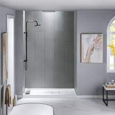 Woodbridge Solid Surface 3 Panel Shower