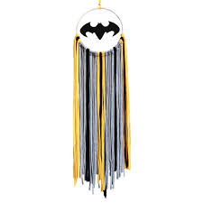 You just need to buy the raw things and make the decor yourself instead of buying expensive batman decor. Lavay Dream Catcher Kids Bedroom Bat Dream Catchers Batman Wall Decor Large Dreamcatcher Halloween Patry Decorations Hanging Baby Room Ornament Gift Yellow Buy Online In Bahamas At Desertcart