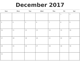 Blank December 2015 Calendar Free Printable 2018 Template In