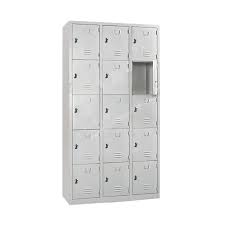 lcrv 15 door dual lock locker cabinet