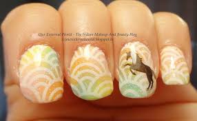 little pony rainbow dash nail art tutorial