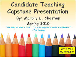 It is a brief manifesto based on what we covered in our class and how it changed or strengthened our beliefs. Candidate Teaching Capstone Presentation Ppt Video Online Download