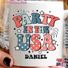 personalized party in the usa mug