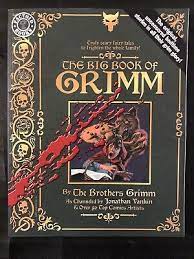 Household tales by brothers grimm. Vintage Big Book Of Grimm Brothers Grimm Fractured Fairy Tales First Print Ebay