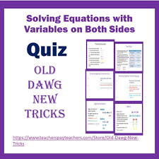 Solving Equation Variable Both Sides