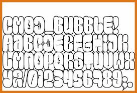 Bubble Letter Font Clever Hippo