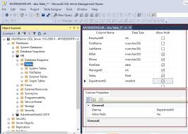 create a new table in sql server