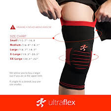 Uflex Athletics Knee Brace Support Sleeve With Side
