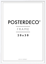 white wood frame 20x30cm posterdeco