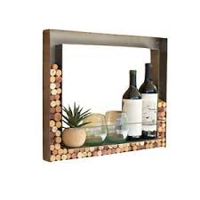wine shelf display frame minimalist