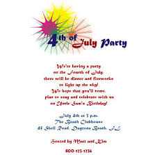 4th Of July Party Invitations 5 Wording Free Geographics Word