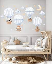 Hot Air Balloon Wall Decal Personalised