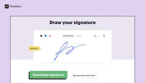 create a transpa signature