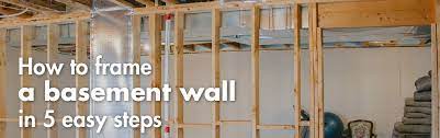 How To Frame A Basement Wall