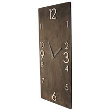 Large Rectangle Vertical Wall Clock