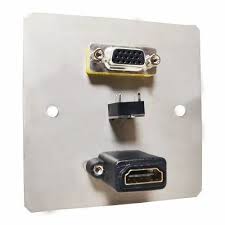 Nets Audio Av Wall Plate With