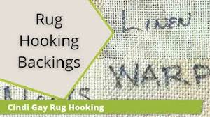 rug hooking backings you