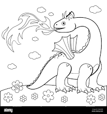 The west and east are split in their belief of how it looks. Dragon Coloring Page Outline Illustration Dragon Drawing Coloring Sheet Stock Photo Alamy