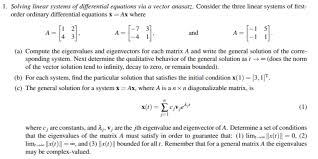 1 solving linear systems of