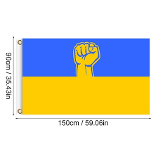 Ukraine National Flag 3x5 Feet Banner