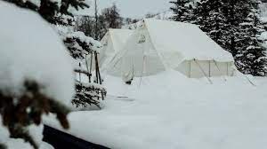 canvas tents for winter cing