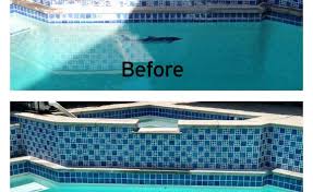 The pools' water line problems are either stains or scale. How To Remove Lime From Your Pool 3 Surefire Ways Specialty Aquatic Tile Cleaning Calcium Killer