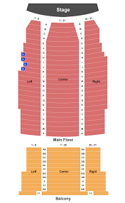 Colonial Theatre Seating Chart Idaho Falls