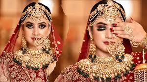 rajasthani bridal makeup look with