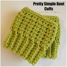 Pretty Simple Boot Cuffs Crochetncrafts