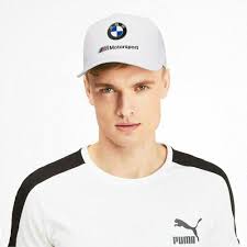bmw m motorsport white sport hat