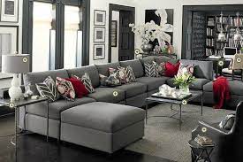 charcoal sofa living room grey