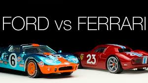 Matt damon stars as master car builder carroll shelby who is tasked by ford to craft a car that can defeat ferrari in one of world's most grueling races: Lamley Ford V Ferrari Showcase My 5 Favorite Hot Wheels Fords Ferraris Can You Guess Youtube