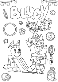 The spruce / kelly miller halloween coloring pages can be fun for younger kids, older kids, and even adults. Bluey Coloring Pages Print Or Download For Free Wonder Day Coloring Pages For Children And Adults