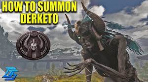 How to Summon Derketo Avatar, NEW GODDESS - Conan Exiles (Release) - YouTube