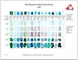 Spectrum Reactive Glass Chart Glass Fusing Projects Glass