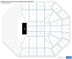 mohegan sun arena seating charts