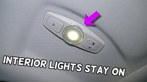 interior light stays on ford c max