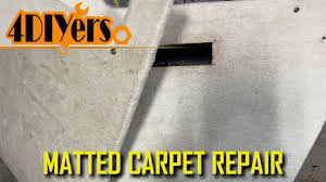 repair matted fuzzy or clumpy carpet