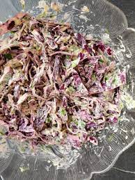 creamy cabbage slaw for fish tacos