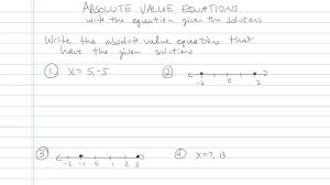 Absolute Value Equations Problem 8