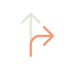 Right Traffic Sign Flat Color Ui Icon